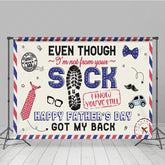 Lofaris Even Though Not From Your Sack Fathers Day Backdrop