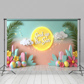 Lofaris Fairy Lights Soak Up The Sun Summer Photo Backdrop