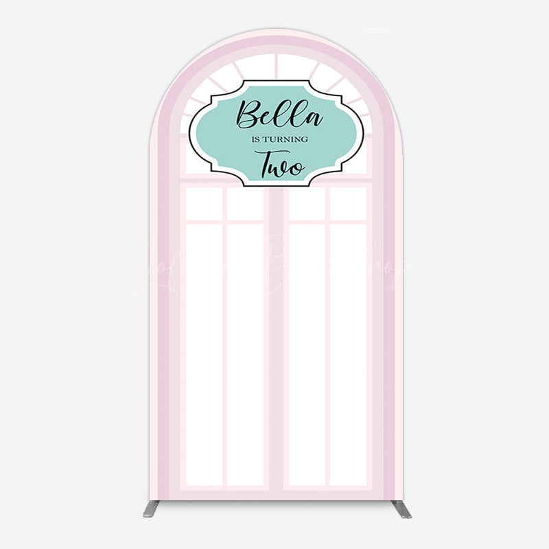 Lofaris Fairy Pink Window 2bd Birthday Party Arch Backdrop