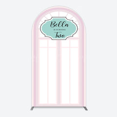 Lofaris Fairy Pink Window 2bd Birthday Party Arch Backdrop