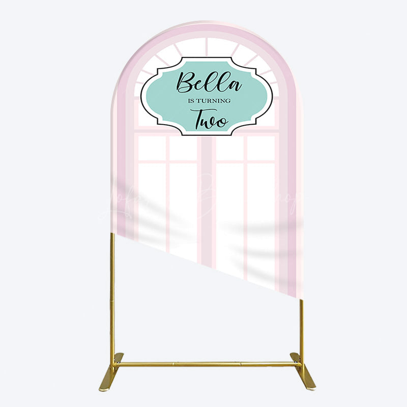 Lofaris Fairy Pink Window 2bd Birthday Party Arch Backdrop
