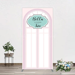 Lofaris Fairy Pink Window 2bd Birthday Party Rectangle Backdrop