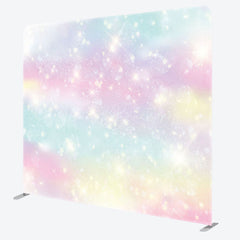 Lofaris Fairy Rainbow Sparkle Party Pillow Cover Backdrop