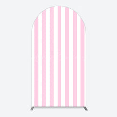 Lofaris Fairy Rhombus Stripe Circus Birthday Arch Backdrop