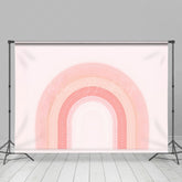 Lofaris Fairy Tale Pink Boho Rainbow Cake Smash Backdrop