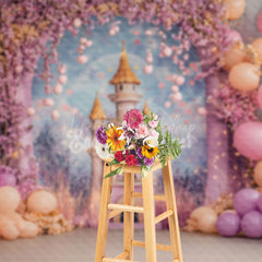 Lofaris Fairy Tale Princess Castle Photography Backdrop