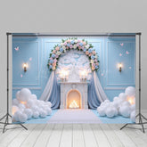 Lofaris Fairytale Floral Paradise Wedding Photo Backdrop