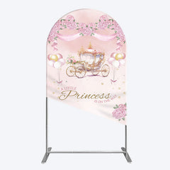 Lofaris Fairytale Princess Carriage Baby Shower Arch Backdrop