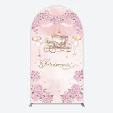 Lofaris Fairytale Princess Carriage Baby Shower Arch Backdrop
