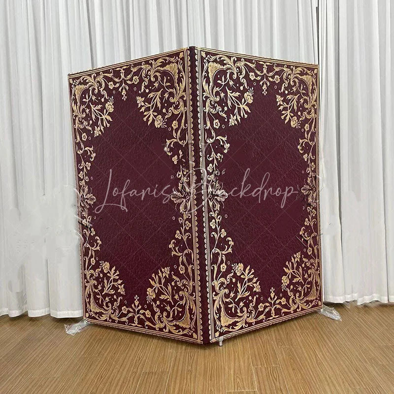 Lofaris Fairytale Story Book Tension Fabric Backdrop Once Upon a Time Storybook Pillowcase Cover for Party