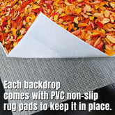 Lofaris Fallen Leaf Over The Ground Fabric Floor Backdrop