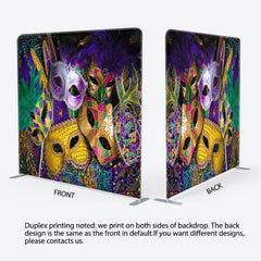 Lofaris Feather Mask Masquerade Party Pillow Case Backdrop