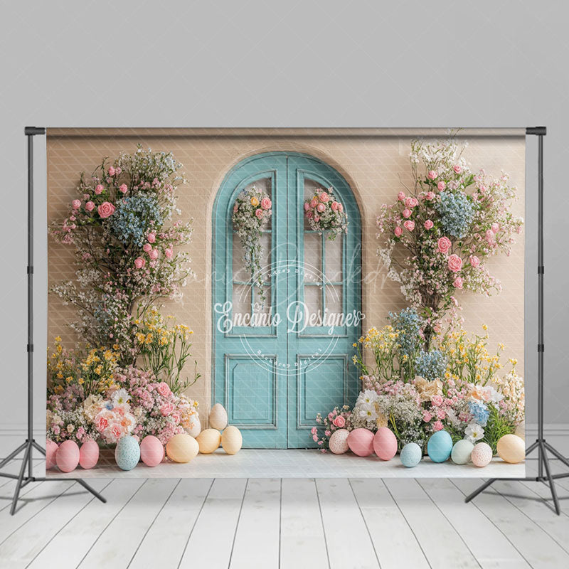 Lofaris Festival Celebration Archway Colorful Eggs Backdrop