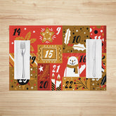 Lofaris Festive Christmas Vibe Calendar Set Of 4 Placemats