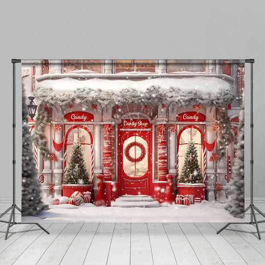 Lofaris Festive Holiday Season Winter Wonderland Backdrop