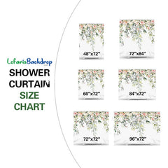 Lofaris Festive Red Green and Gray Christmas Tree Pattern Shower Curtain Modern Winter Holiday Bathroom Decor