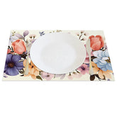 Lofaris Fine Art Floral Sweet Colorful Set of 4 Placemats