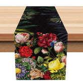Lofaris Fine Art Spring Table Runner with Sweet Floral Print for Elegant Garden Party and Wedding Decor
