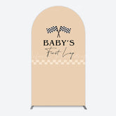 Lofaris First Lap Race Theme Sweet Birthday Arch Backdrop