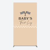 Lofaris First Lap Race Theme Sweet Birthday Rectangle Backdrop
