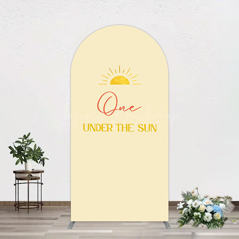 Lofaris First Trip Around Sun Happy Birthday Arch Backdrop