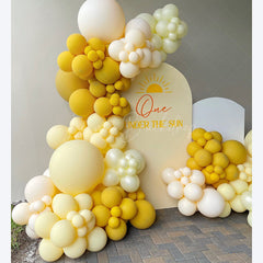 Lofaris First Trip Around Sun Happy Birthday Arch Backdrop