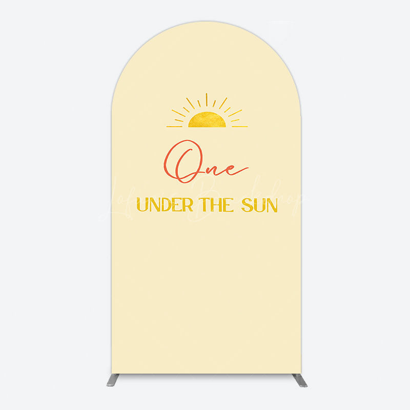 Lofaris First Trip Around Sun Happy Birthday Arch Backdrop