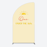 Lofaris First Trip Around Sun Happy Birthday Half Moon Arch Backdrop