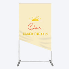 Lofaris First Trip Around Sun Happy Birthday Rectangle Backdrop
