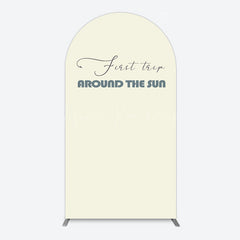 Lofaris First Trip Around The Sun Birthday Arch Backdrop