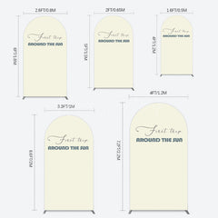 Lofaris First Trip Around The Sun Birthday Arch Backdrop