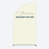 Lofaris First Trip Around The Sun Birthday Half Moon Arch Backdrop