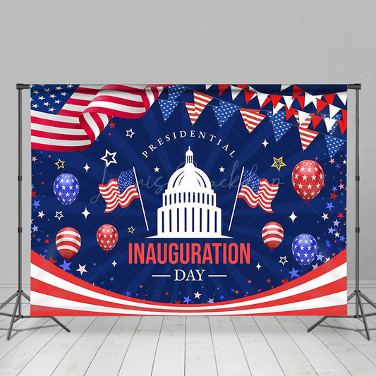 Lofaris Flag Balloons White House Inauguration Day Backdrop