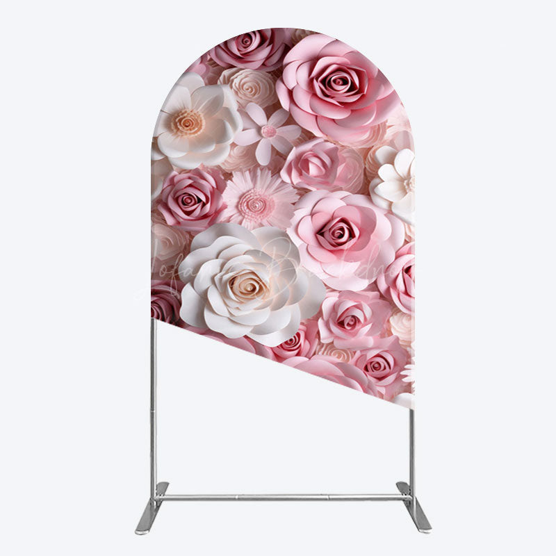 Lofaris Floral 3D Effect Pattern Photography Arch Backdrop