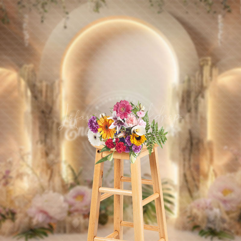 Lofaris Floral Archway Entrance Mark Photography Backdrop