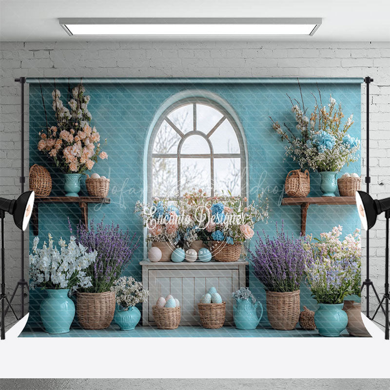 Lofaris Floral Arrangement Egg Decoration Nature Backdrop