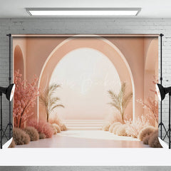 Lofaris Floral Boho Elegant Arched Photo Wedding Backdrop