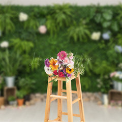 Lofaris Floral Boho Plants Board Sweet Wedding Backdrop