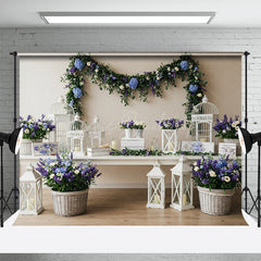 Lofaris Floral Clean Elegant Wall Dainty Wedding Backdrop