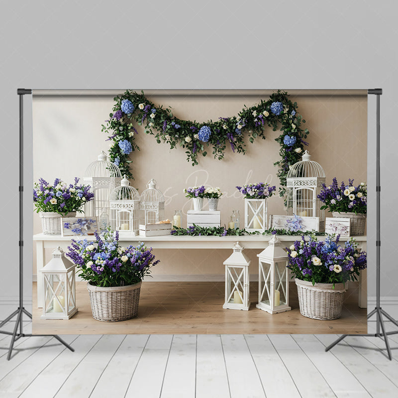 Lofaris Floral Clean Elegant Wall Dainty Wedding Backdrop
