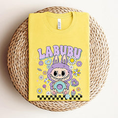 Lofaris Floral Donut Pastel La Bubu Cartoon Tshirts