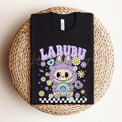 Lofaris Floral Donut Pastel La Bubu Cartoon Tshirts