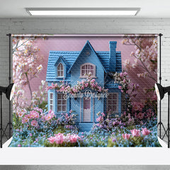 Lofaris Floral Dreamy House Spring Photography Backdrop