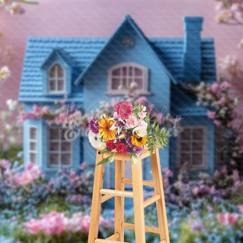 Lofaris Floral Dreamy House Spring Photography Backdrop
