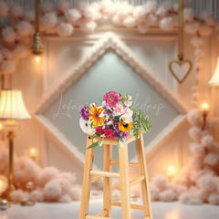 Lofaris Floral Elegant Arch Floor Lamps Wedding Backdrop