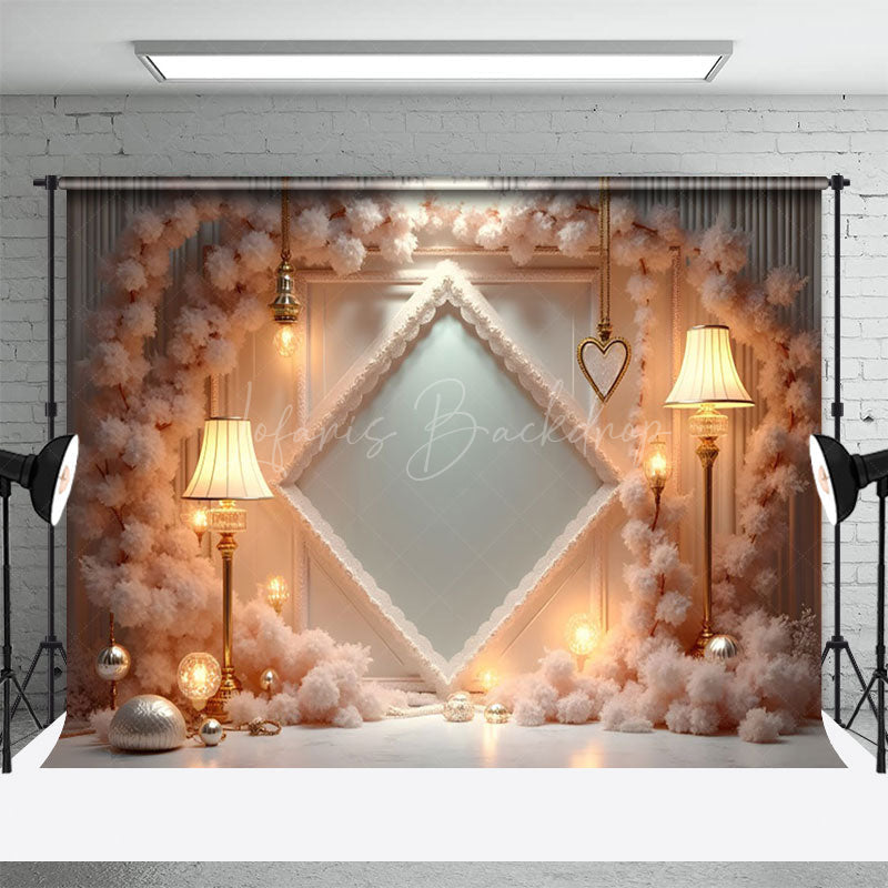 Lofaris Floral Elegant Arch Floor Lamps Wedding Backdrop