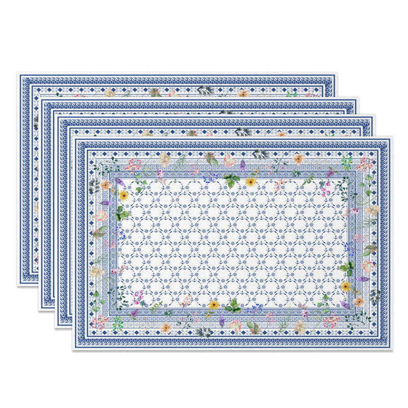 Lofaris Floral Elegant Slovakia Pattern Set of 4 Placemats