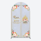 Lofaris Floral Fairy Tale Story Book Birthday Arch Backdrop