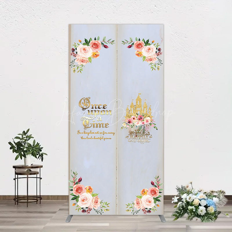 Lofaris Floral Fairy Tale Story Book Birthday Rectangle Backdrop