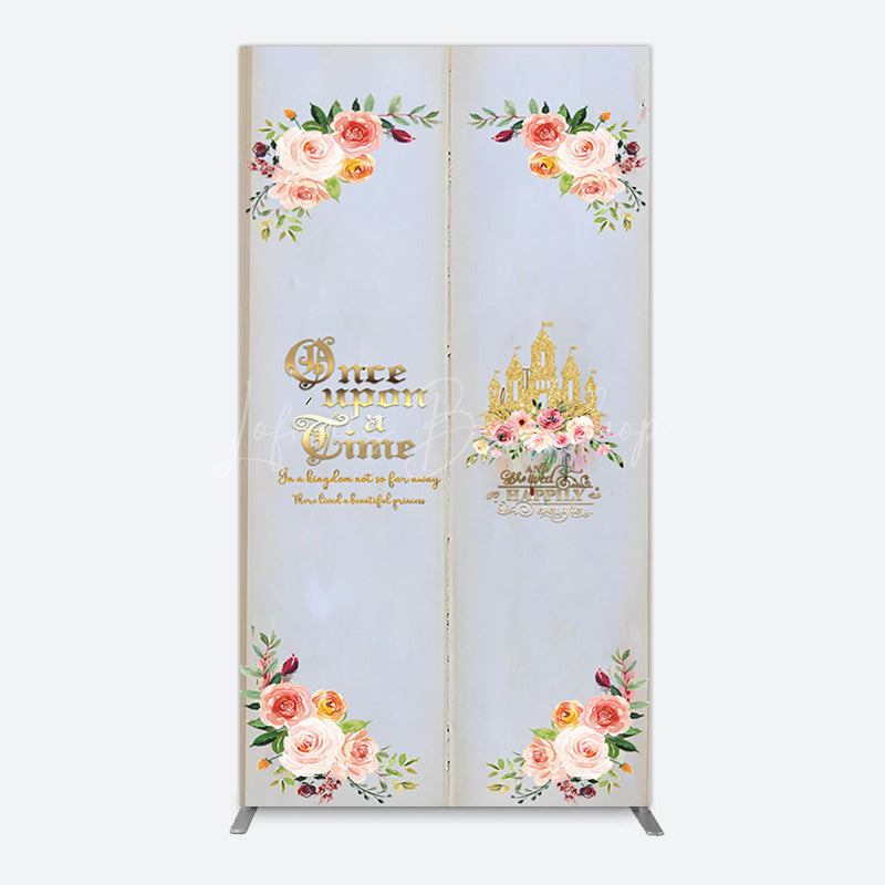 Lofaris Floral Fairy Tale Story Book Birthday Rectangle Backdrop